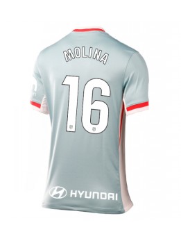 Atletico Madrid Nahuel Molina #16 Replika Borta Kläder Dam 2024-25 Kortärmad